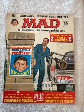 Vintage More Trash From MAD 11th Annual Edition 1965 Alfred E Neuman Humor Book